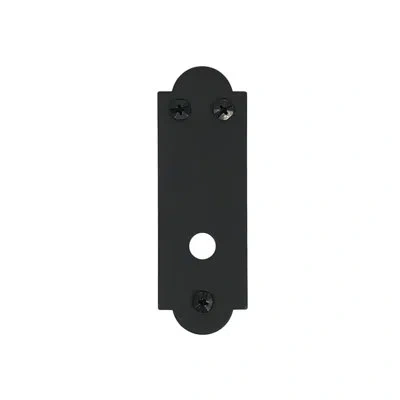 Acorn Backplate For Adjustable Pintle In Black