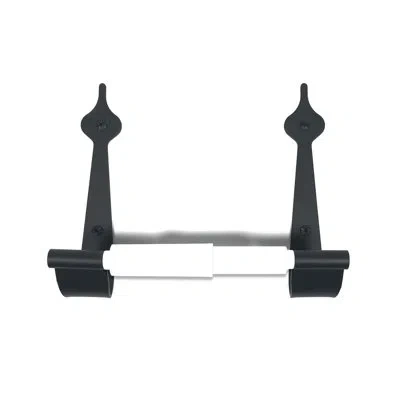 Acorn Bath Wall Mounted Toilet Paper Holder In Matte Black
