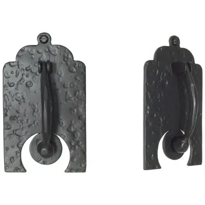 Acorn Bell Door Knocker In Flat Black