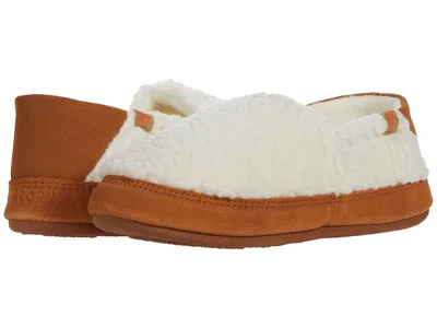 Acorn Collapsible Heel Moc Ii Women's Shoes Buff Popcorn: Xl (us Women's 9.5-10.5) M In White