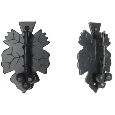 Acorn Door Knocker In Flat Black