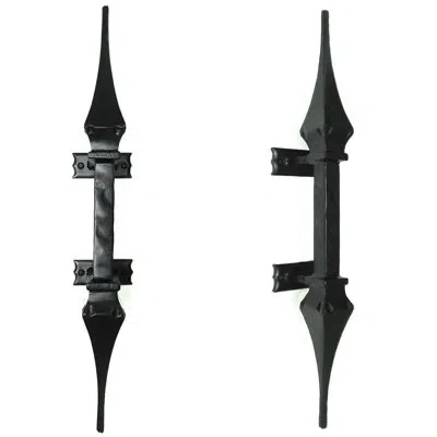 Acorn Door Pull In Flat Black
