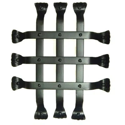 Acorn Fish Tail Speak Easy Grille In Flat Black