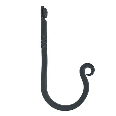 Acorn Hand Forged Hook In Black