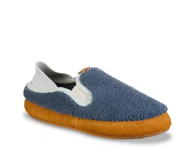 Acorn Harbor Moccasin Slipper In Blue