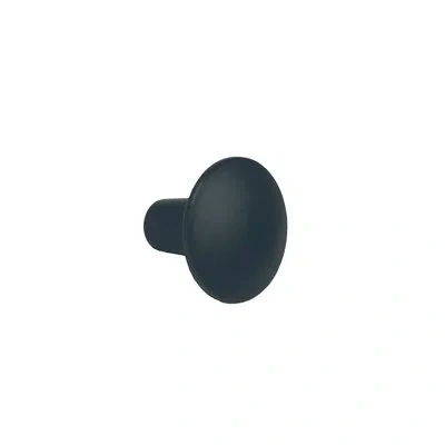 Acorn Large Smooth Cabinet Knob Pull In Black