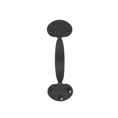 Acorn Light Weight Smooth Bean Door Pull In Matte Black