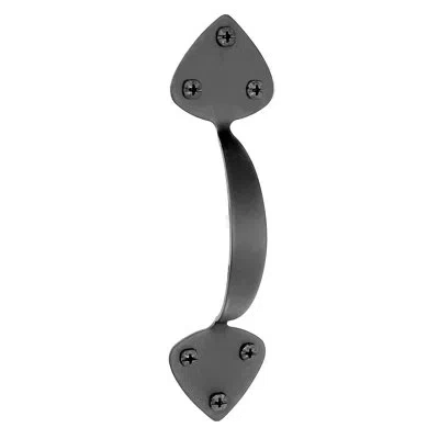 Acorn Light Weight Spade Door Pull In Matte Black
