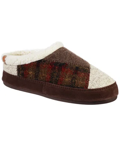 Acorn Meadow Mule Slipper In Black