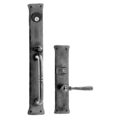 Acorn Mortise Lock With L03 In Matte Black