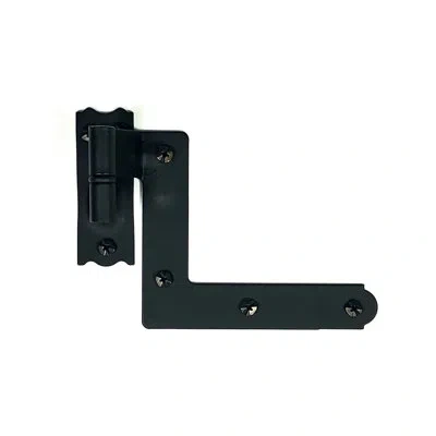 Acorn New York Shutter Hinge For Wood Home In Matte Black