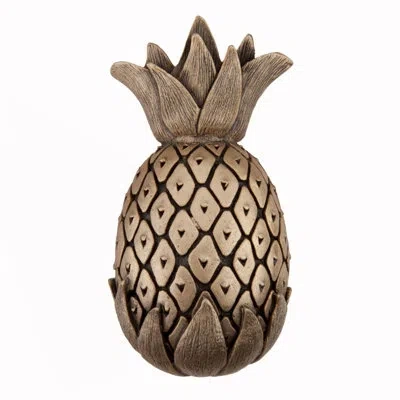 Acorn Pineapple Cabinet Knob In Museum Gold