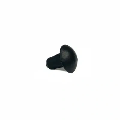 Acorn Round Clavo In Matte Black