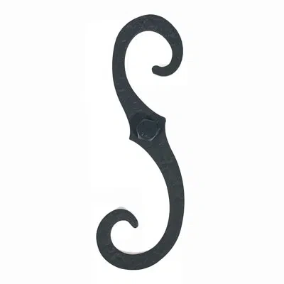 Acorn Small S Shutter Holdback, Pair In Matte Black