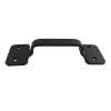Acorn Smooth Large Square Cabinet Pull In Matte Black
