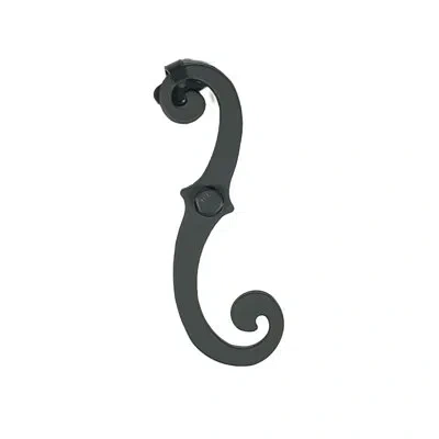 Acorn Smooth S Shutter Holdback, Pair In Matte Black