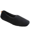 Acorn Spa Travel Slipper In Black