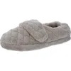 Acorn Womens Faux Fur Cozy Slide Slippers In White