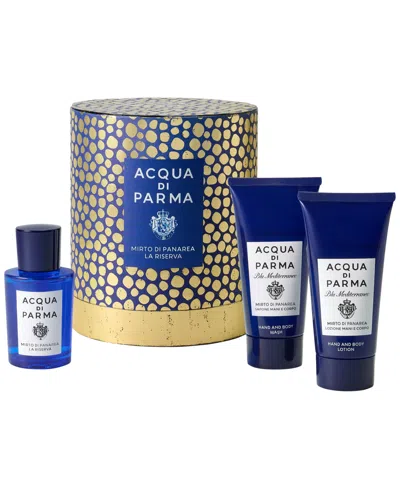 Acqua Di Parma 3-pc. Mirto Di Panarea La Riserva Fragrance Gift Set In Transparent