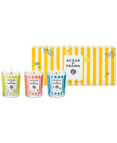 Acqua Di Parma 3-pc. Summer Candle Gift Set In Multi