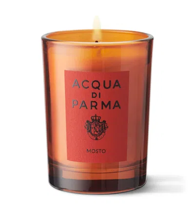 Acqua Di Parma Autumn Mosto Scented Candle In Brown