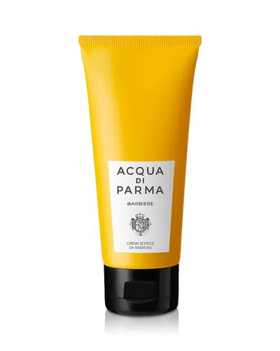 Acqua Di Parma Barbiere Soft Shaving Cream 3.4 Oz. In Transparent