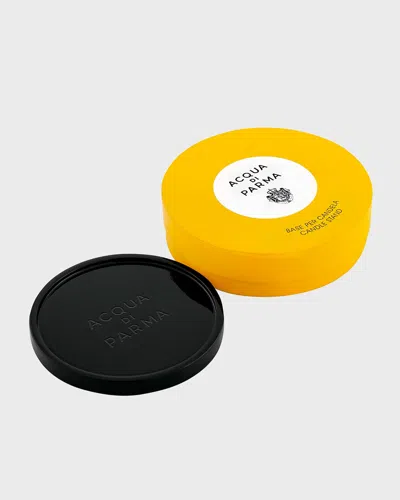 Acqua Di Parma Black Candle Base In Yellow