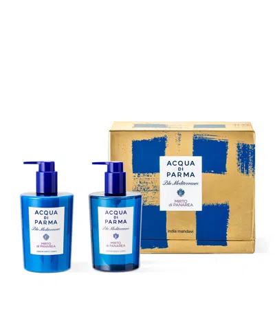 Acqua Di Parma Blu Mediterraneo Mirto Di Panarea Ritual Gift Set In White