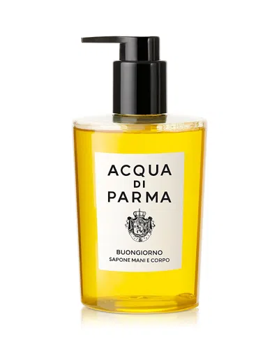 Acqua Di Parma Buongiorno Hand And Body Wash 10 Oz. In Transparent