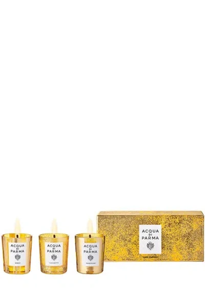 Acqua Di Parma Candle Trio Gift Set In Yellow