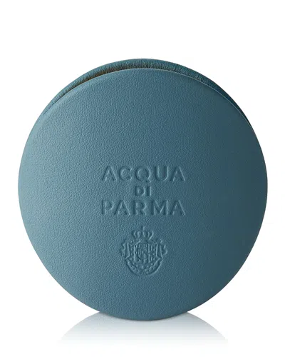 Acqua Di Parma Car Diffuser Leather Case - Teal In Blue