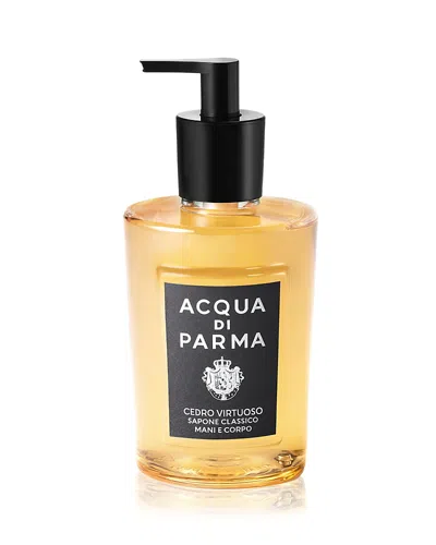Acqua Di Parma Cedro Virtuoso Hand & Body Wash 11.8 Oz. In Orange