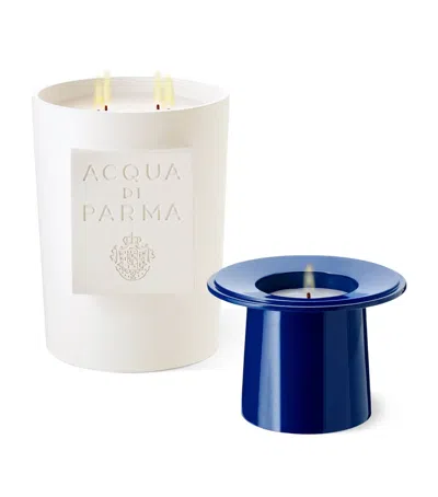 Acqua Di Parma Chapeau! Mirto Di Panarea Scented Candle In Blue