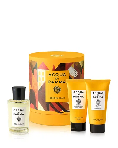 Acqua Di Parma Colonia C. L.u. B. Eau De Cologne Gift Set In Orange