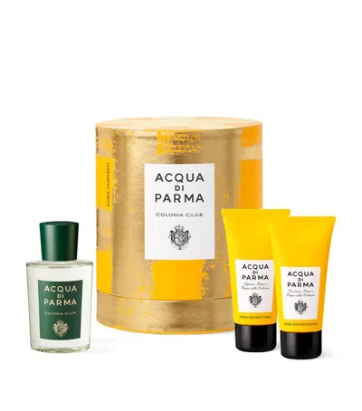 Acqua Di Parma Colonia C.l.u.b Gift Set In White