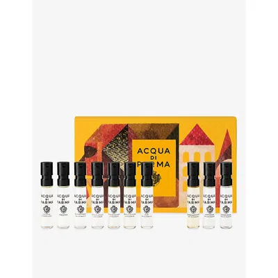 Acqua Di Parma Holiday Collection Selection Set 10 X 1.5ml In Transparent