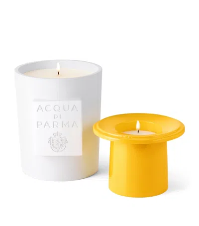 Acqua Di Parma La Chapeau! Piccola Luce Di Colonia Scented Candle Set In Multi