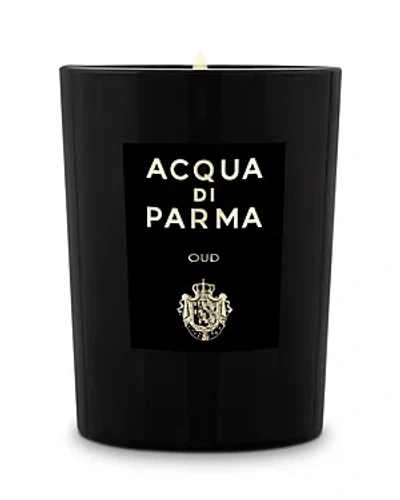 Acqua Di Parma Signatures Of The Sun Oud Candle 7 Oz. In Black