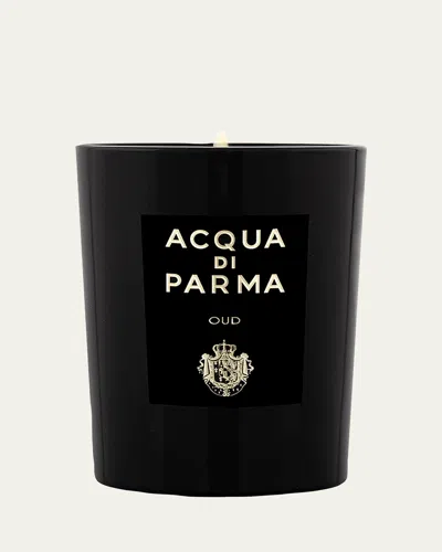 Acqua Di Parma Signatures Of The Sun Oud Candle, 7 Oz. In Black