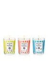 Acqua Di Parma Summer Scented Candle Trio In Multi