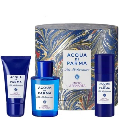 Acqua Di Parma Unisex Blu Mediterraneo Mirto Di Panarea Gift Set Fragrances 8028713623417 In White
