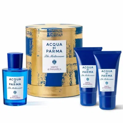 Acqua Di Parma Unisex Blu Mediterraneo Mirto Di Panarea Gift Set Fragrances 8028713821783 In Multi