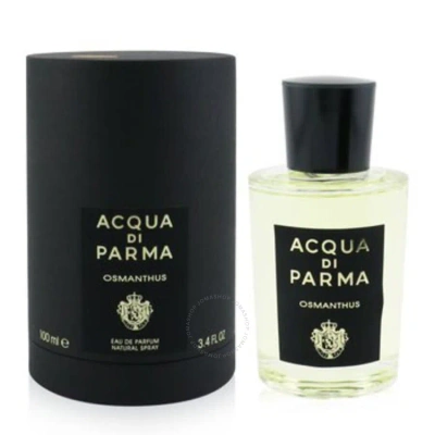 Acqua Di Parma Unisex Signatures Of The Sun Osmanthus Edp Spray 3.4 oz Fragrances 8028713810015 In Green / Pink