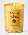 Acqua Di Parma X Cristina Celestino Panettone Candle, 6.8 Oz. In Gold