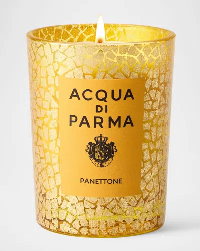 Acqua Di Parma X Cristina Celestino Panettone Candle, 6.8 Oz. In Gold