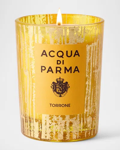 Acqua Di Parma X Cristina Celestino Torrone Candle, 6.8 Oz. In Yellow