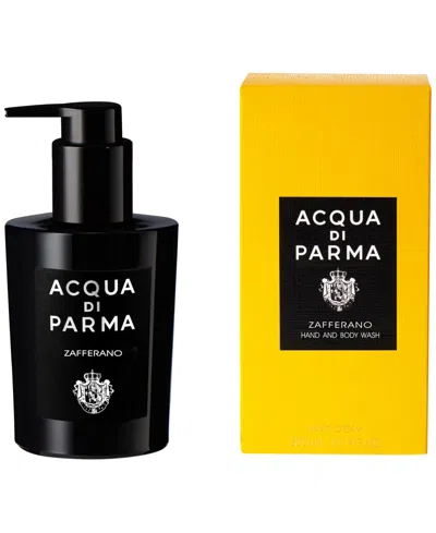 Acqua Di Parma Zafferano Hand And Body Wash, 10.14 Oz. In Transparent