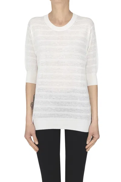 Acquapura Hemp And Cotton Pullover In White
