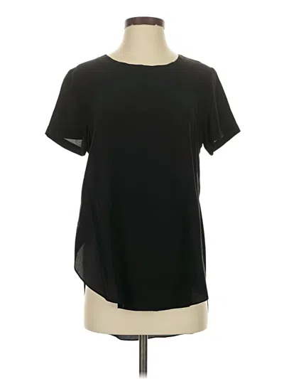 Pre-owned Acrobat Short Sleeve Top Black Crew Neck Tops