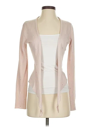 Pre-owned Acrobat Silk Cardigan Sweater In Pink
